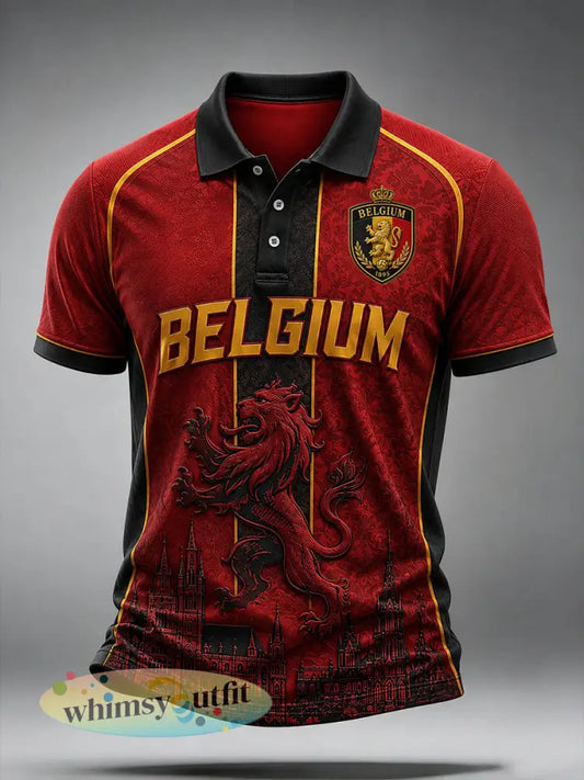 Voetbalshirt voor heren uit België - Rood / S