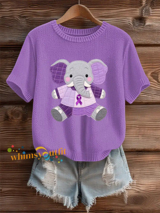Women’s Alzheimer’s Disease Cozy Knit Sweater As picture / S