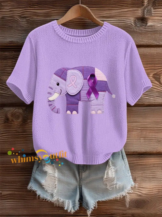 Women’s Alzheimer’s Disease Cozy Knit Sweater As picture / S