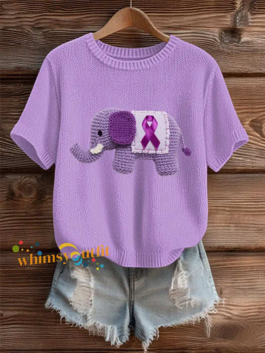 Women’s Alzheimer’s Disease Cozy Knit Sweater As picture / S