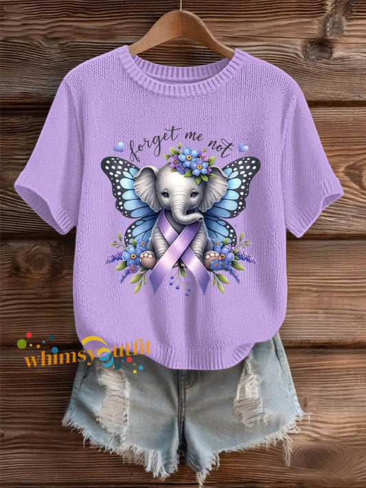 Women’s Alzheimer’s Disease Cozy Knit Sweater As picture / S