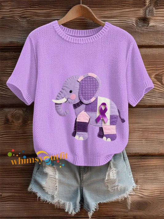 Women’s Alzheimer’s Disease Cozy Knit Sweater As picture / S