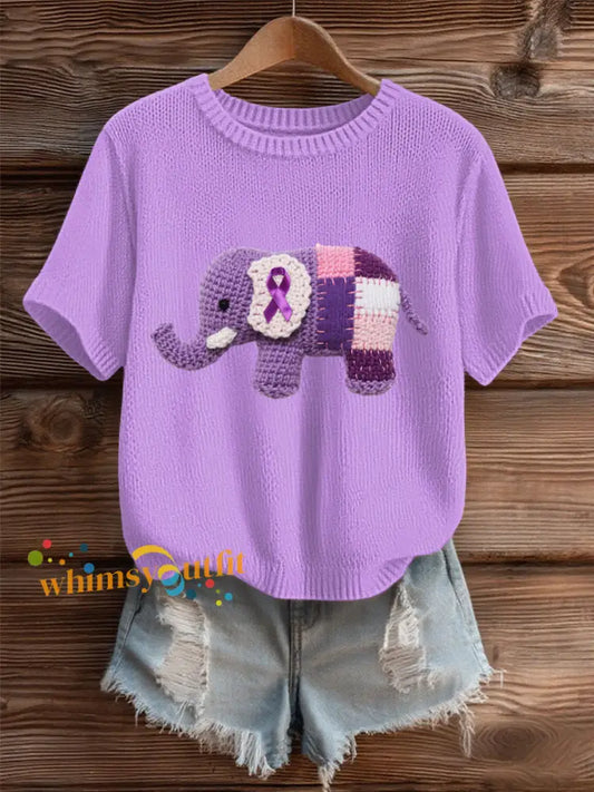 Women’s Alzheimer’s Disease Cozy Knit Sweater As picture / S