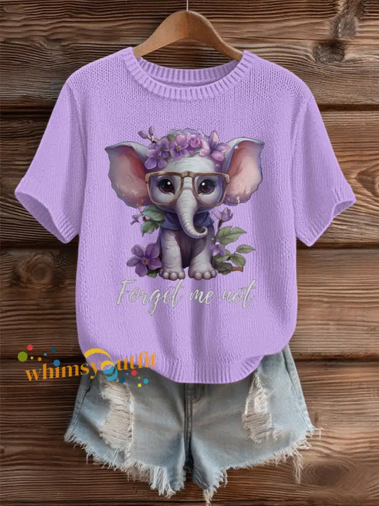 Women’s Alzheimer’s Disease Cozy Knit Sweater As picture / S