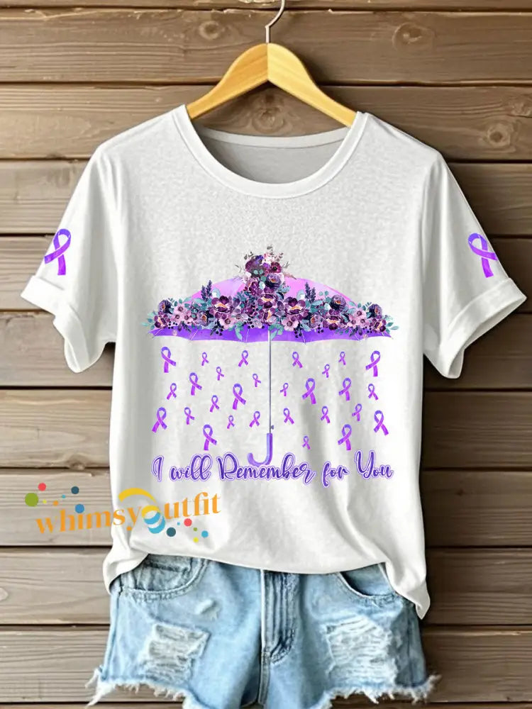 Women’s Alzheimer’s T shirts White / S