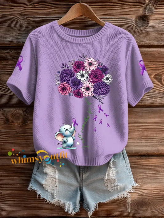 Women’s Alzheimer’s tops Purple / S