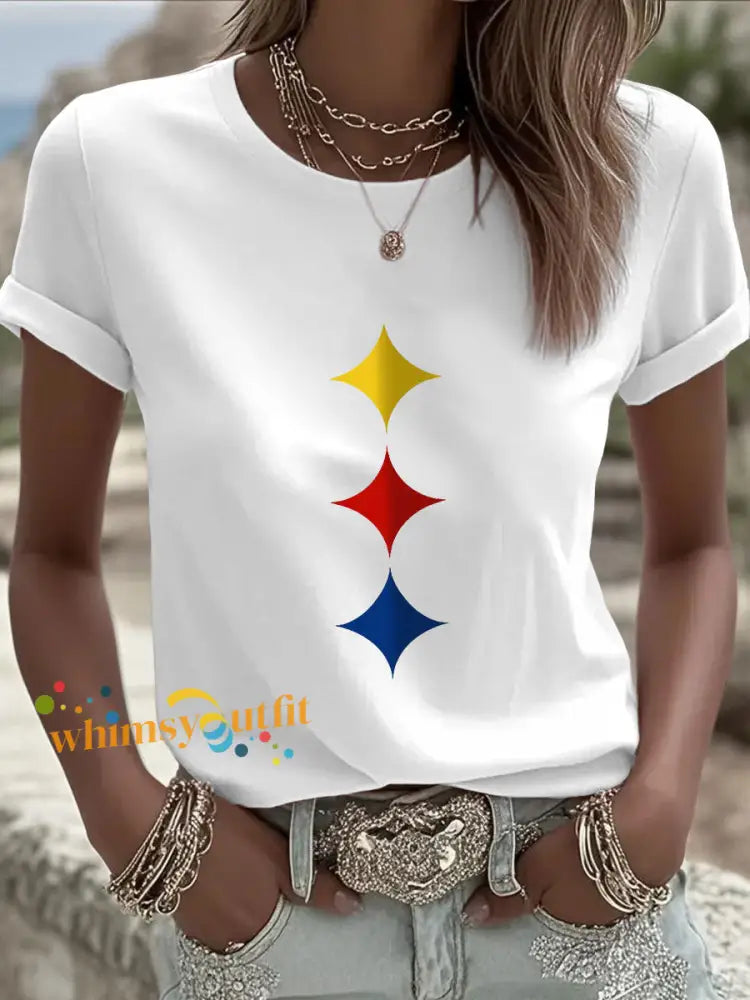 Women’s American Football T Shirt White / S