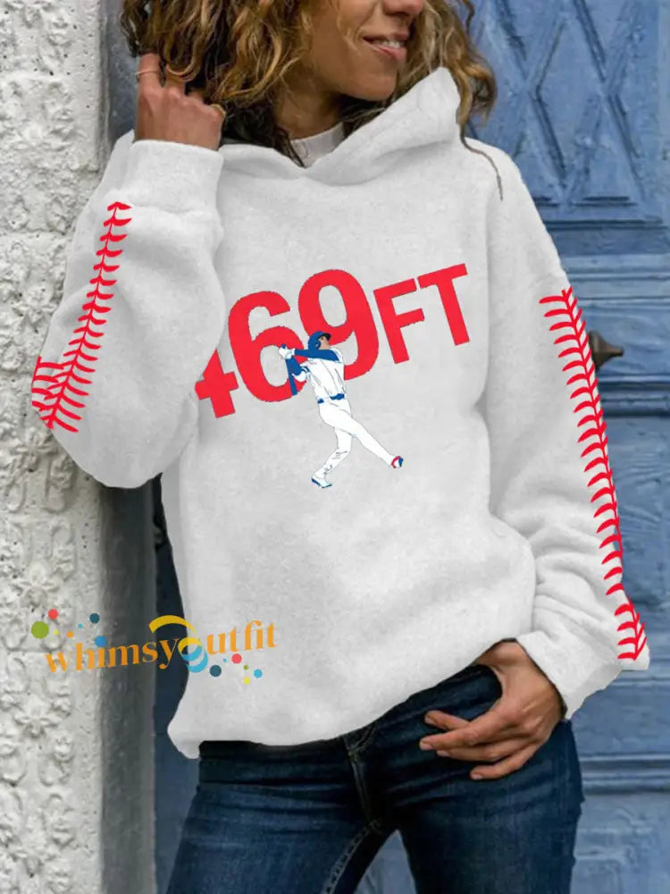 Women’s Baseball Regular Sweatshirt White / S