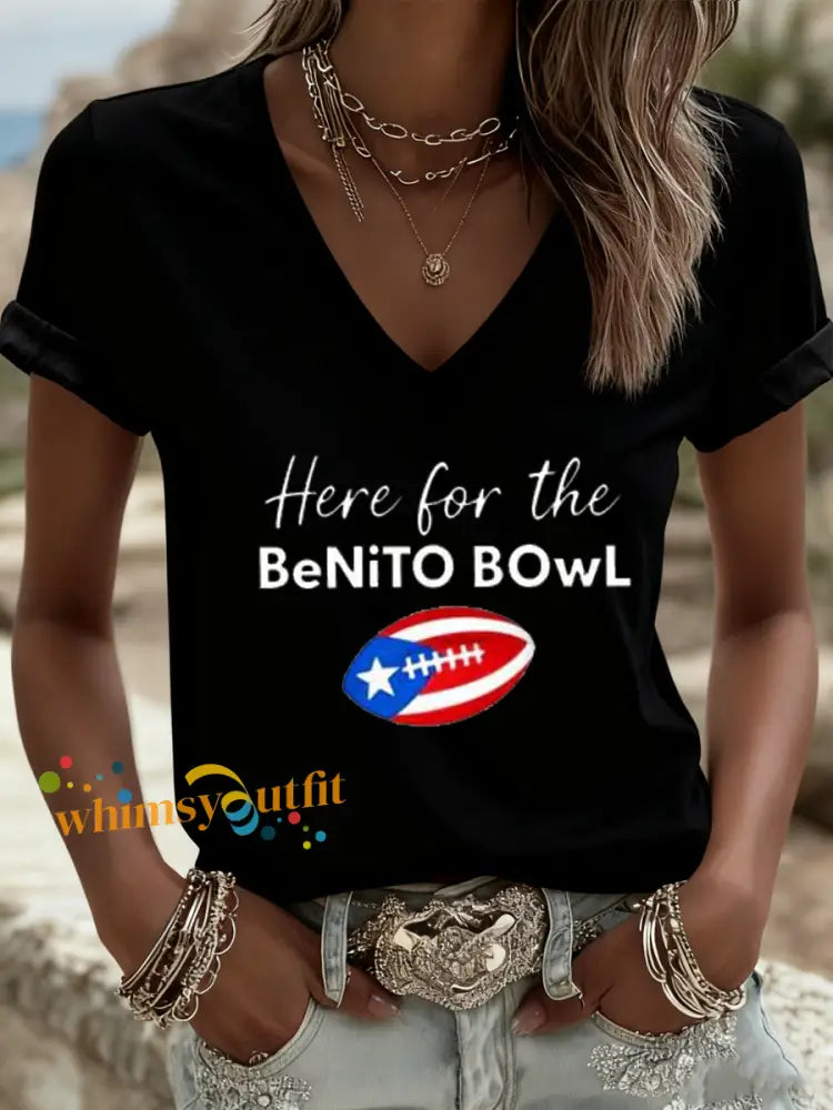 Women’s Benito Bowl short-sleeved T-shirt Black / S