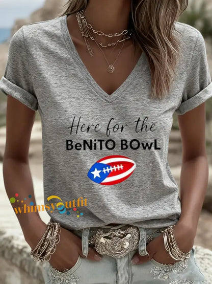 Women’s Benito Bowl short-sleeved T-shirt Gray / S
