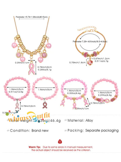 Women’s Breast Cancer Awareness Pink Ribbon Accessories