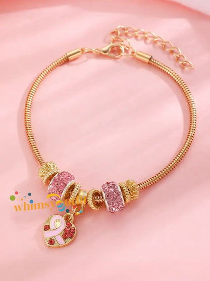 Women’s Breast Cancer Awareness Pink Ribbon Accessories A / ONE