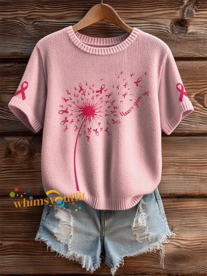 Women’s Breast Cancer Awareness T Shirt Pink / S