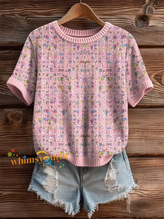 Women’s Breast Cancer Plaid T Shirts Pink / S