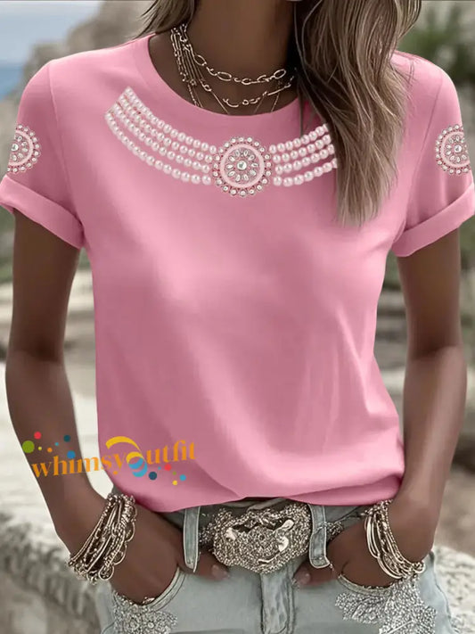 Women’s Breast Cancer T Shirts Pink / S