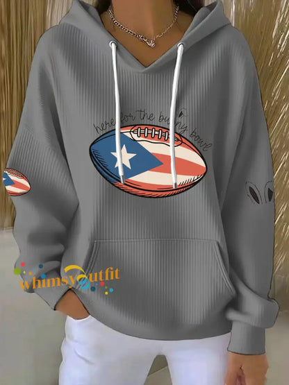 Women’s Bunny Bowl Halftime Show Hoodie Gray / S