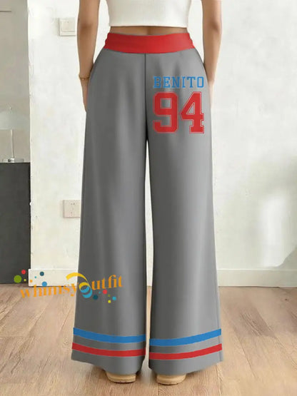 Women’s Bunny Football Music Lover Printed Pants