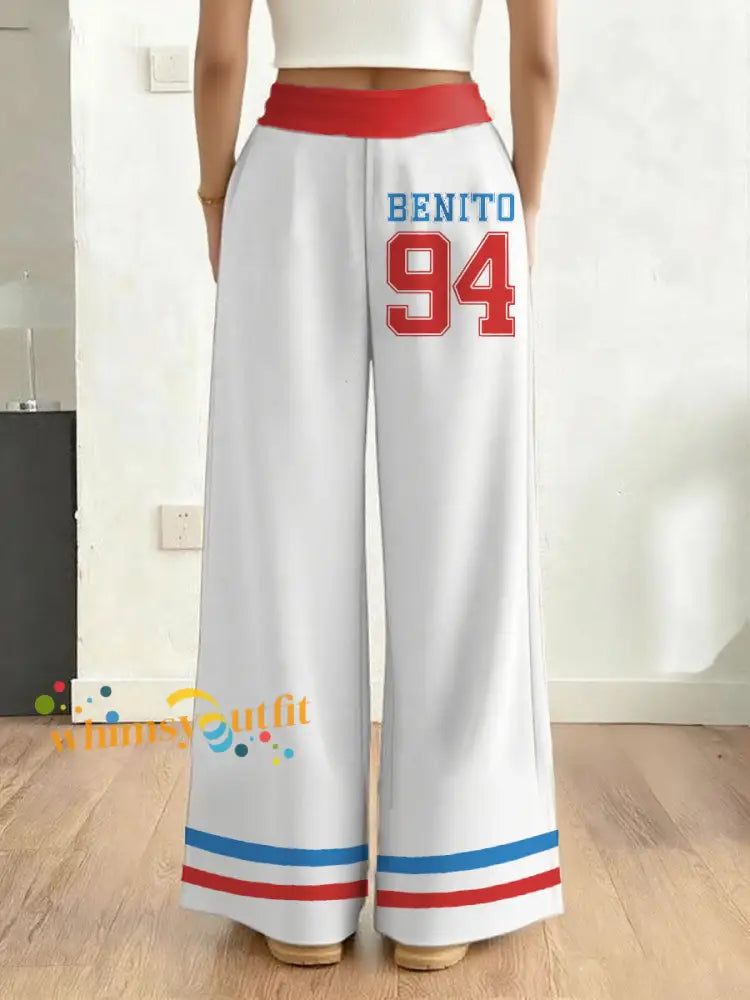 Women’s Bunny Football Music Lover Printed Pants