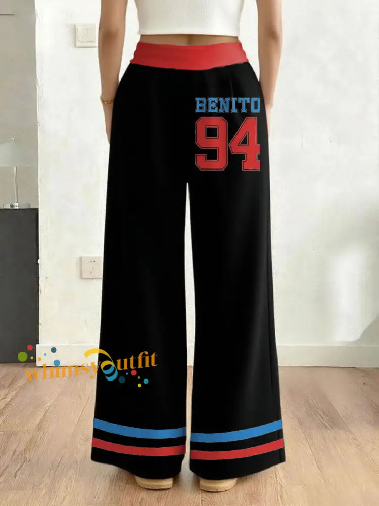 Women’s Bunny Football Music Lover Printed Pants