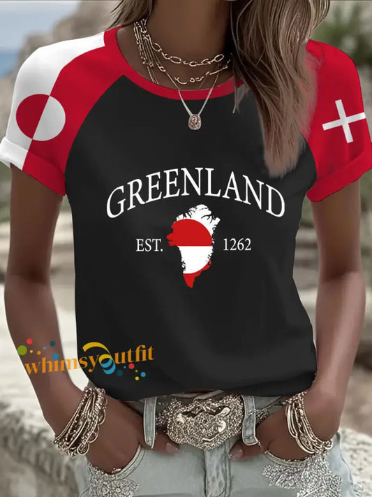Women’s Greenland T-shirt Black / S