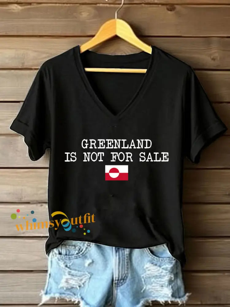 Women’s Greenland T-shirt Black / S