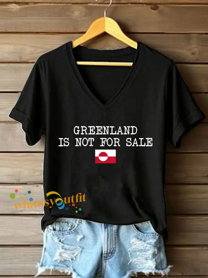 Women’s Greenland T-shirt Black / S
