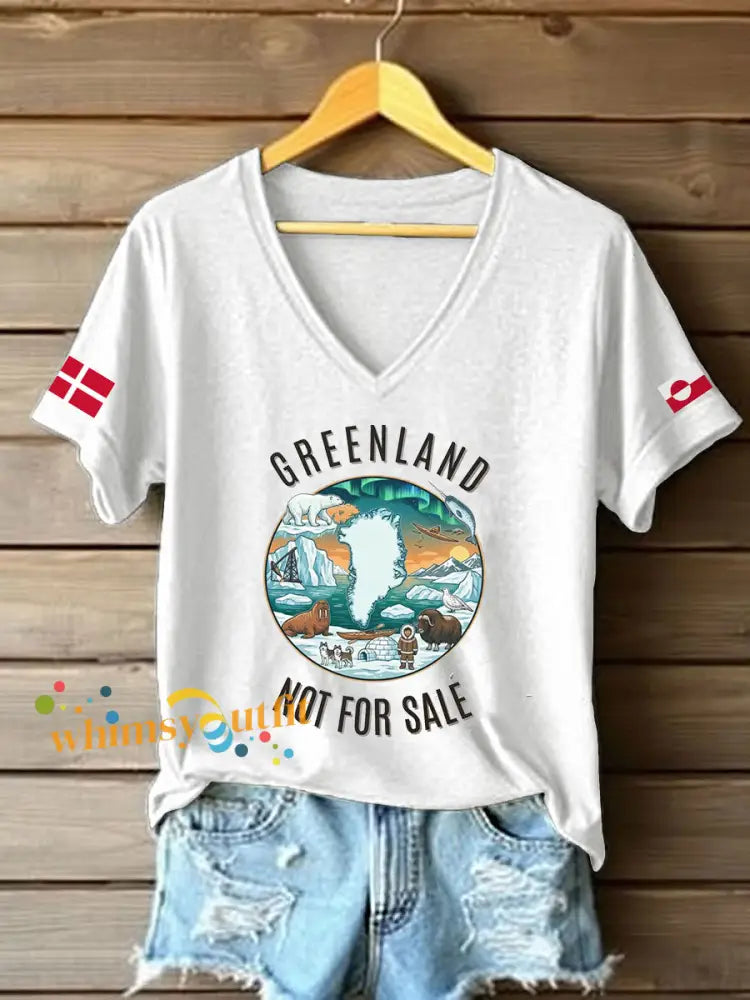 Women’s Greenland T-shirt White / S