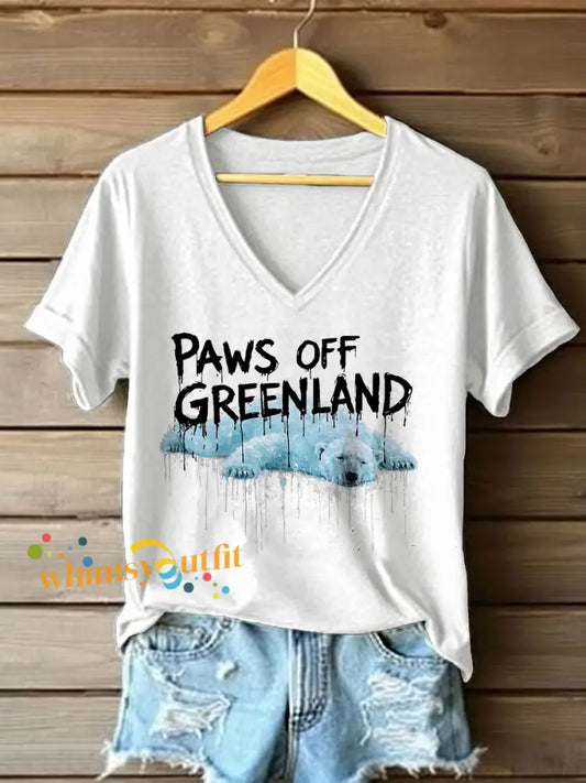 Women’s Greenland T-shirt White / S