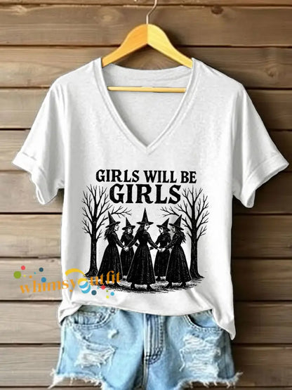 Women’s Halloween Feminist T Shirt White / S