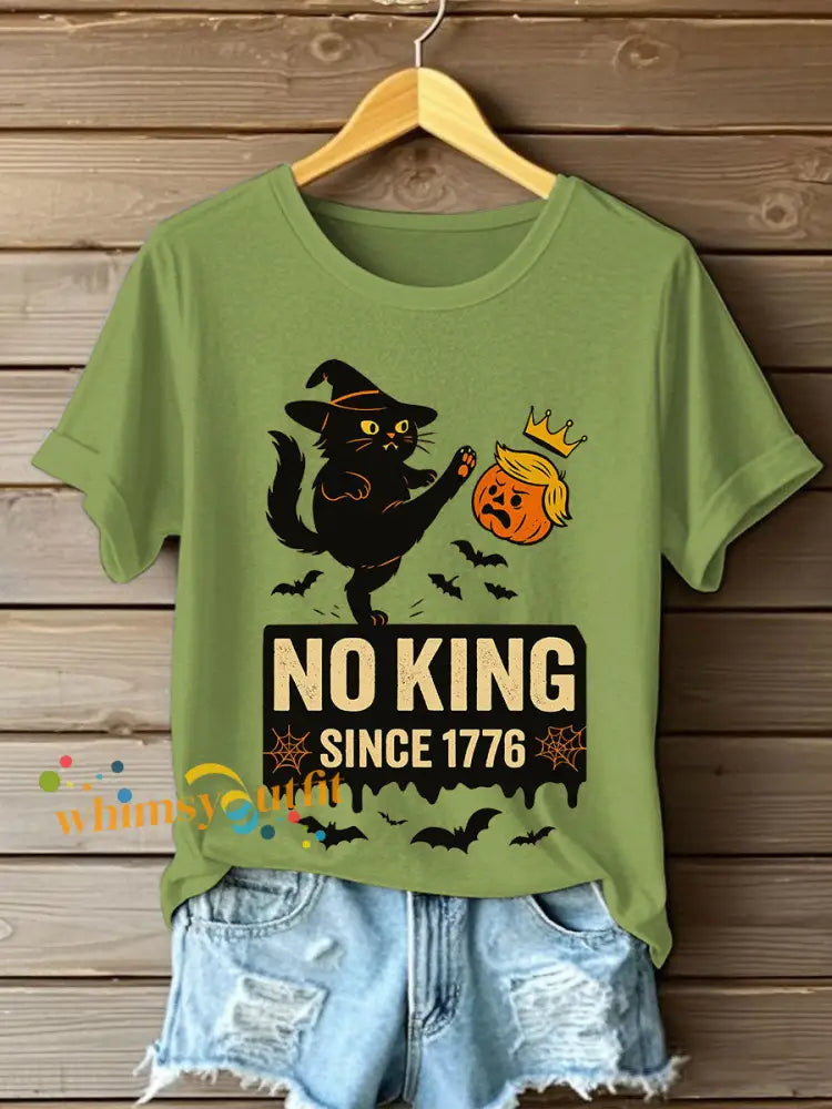 Women’s Iron On Short Sleeve T-Shirt Green / S