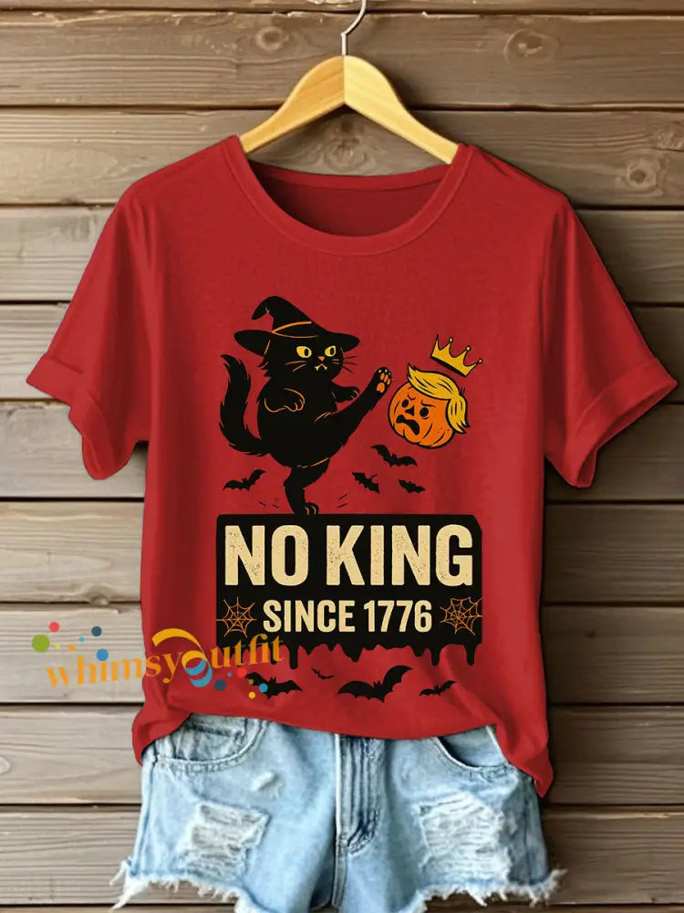 Women’s Iron On Short Sleeve T-Shirt Red / S