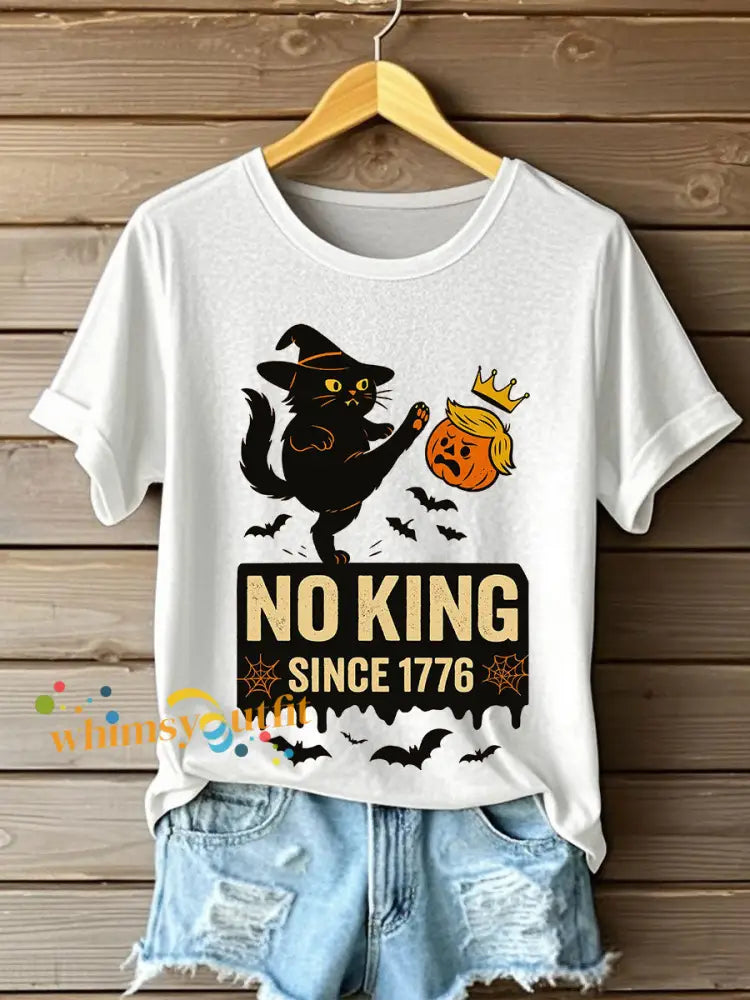 Women’s Iron On Short Sleeve T-Shirt White / S