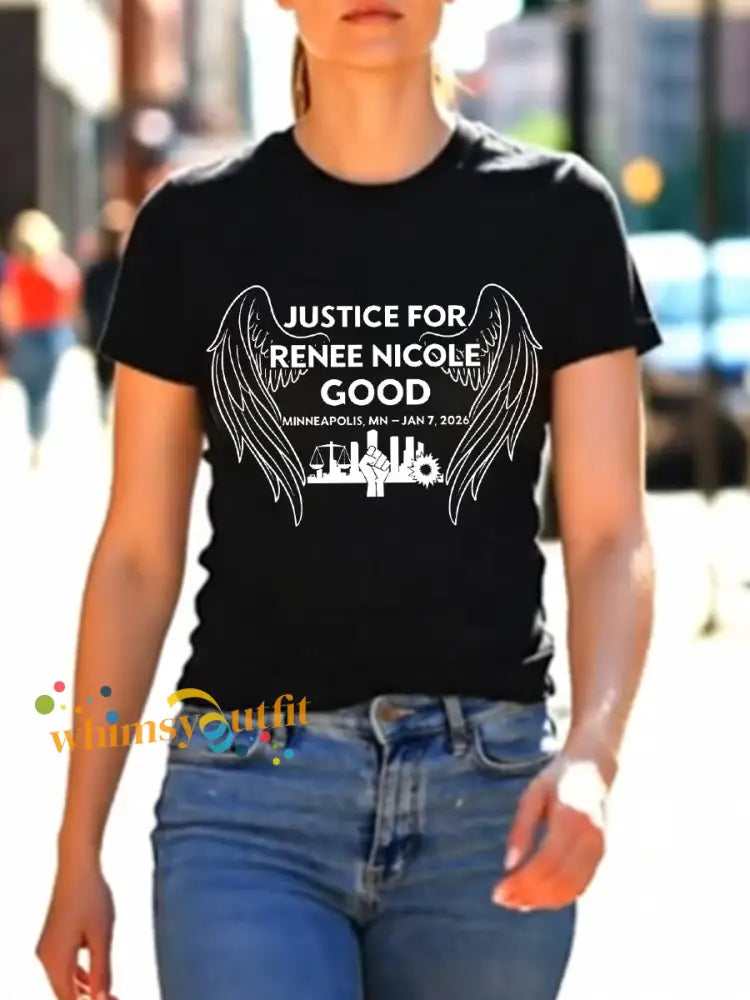 Women’s Justice For Renee Nicole Good Minneapolis Protest Tee