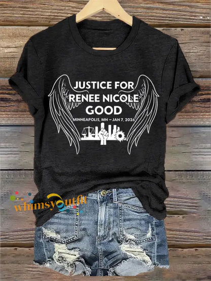 Women’s Justice For Renee Nicole Good Minneapolis Protest Tee
