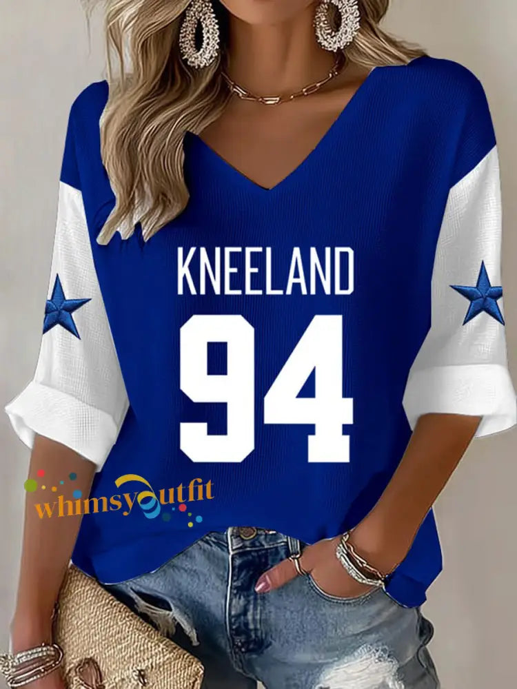 Women’s Kneeland 94 Waffle T-shirt Blue / S