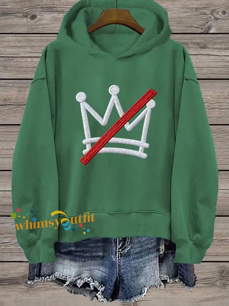 Women’s No Kings Regular Sweatshirt Green / S