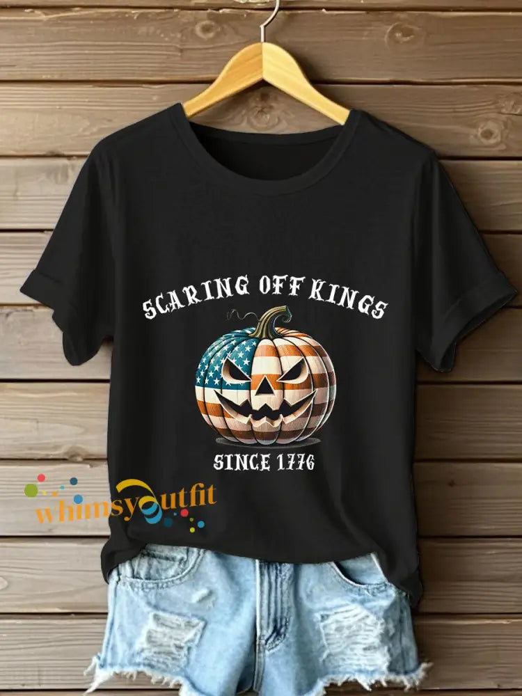 Women’s No Kings T-shirt Black / S