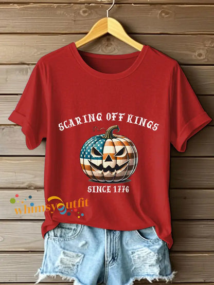 Women’s No Kings T-shirt Red / S