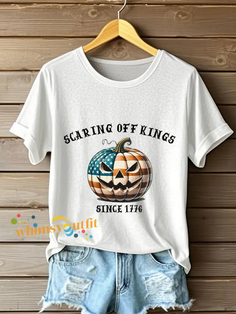 Women’s No Kings T-shirt White / S