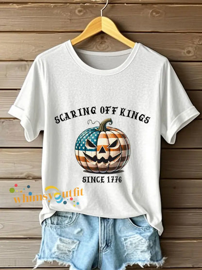 Women’s No Kings T-shirt White / S