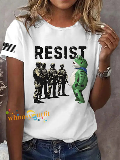 Women’s Portland Frog Resist Short Sleeve T-Shirt White / S