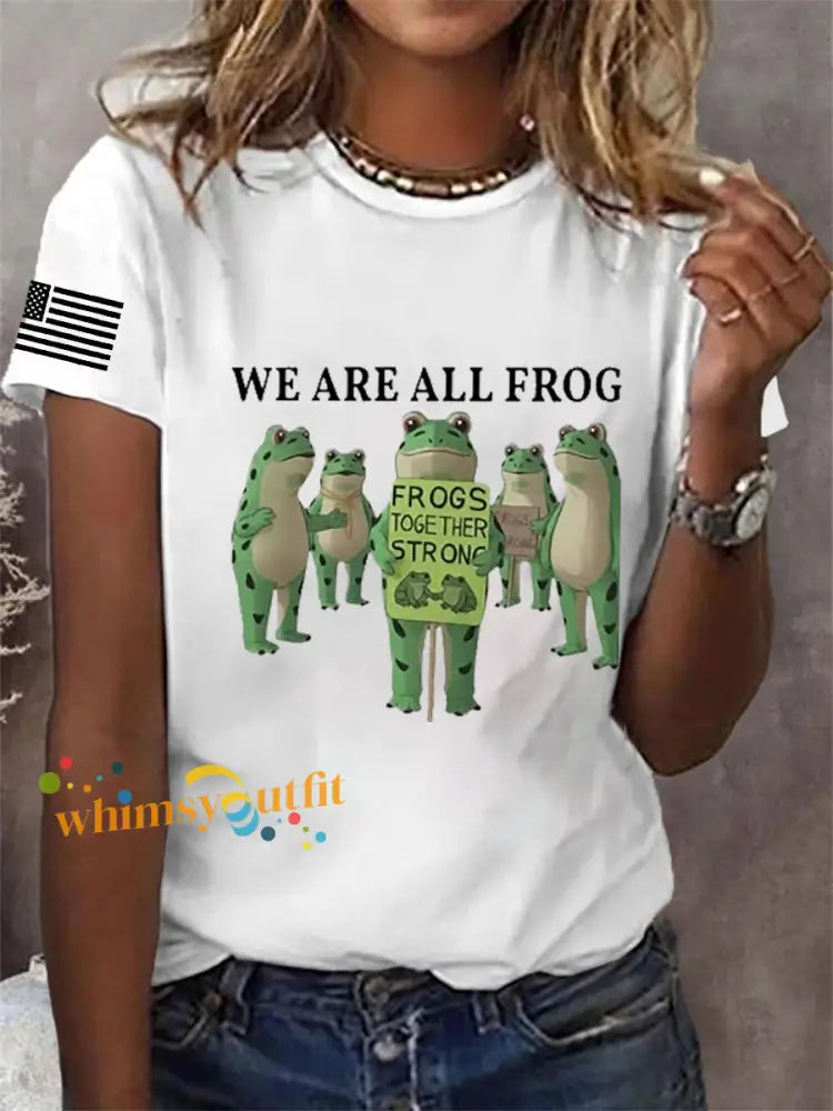 Women’s Resist Frog Short Sleeve T-Shirt White / S