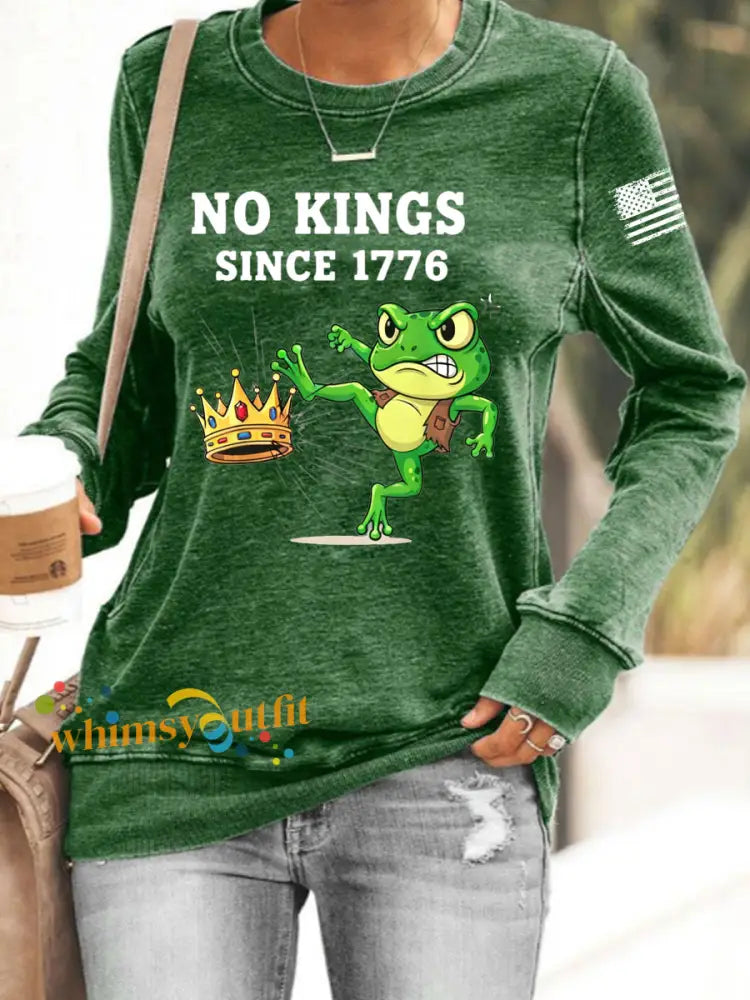 Women’s Resist Portland Frog Sweatshirt Green / S