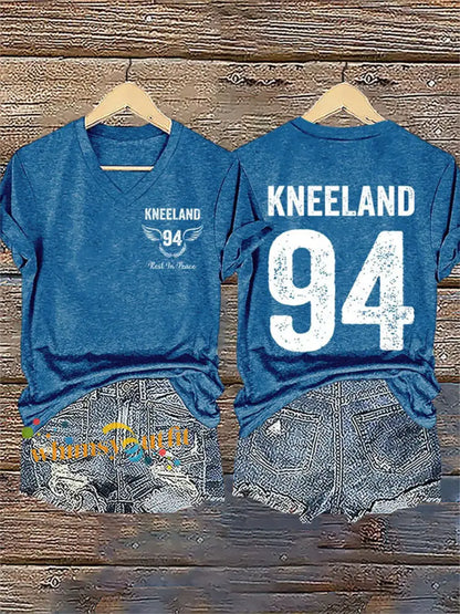 Women’s Retro Rest in Peace 94 Short-sleeved T-shirt Blue / S