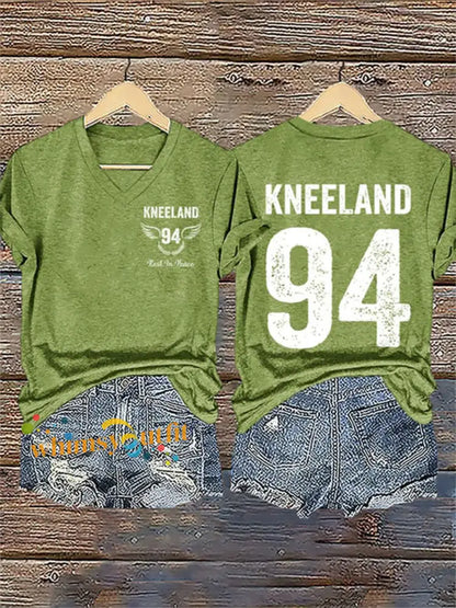 Women’s Retro Rest in Peace 94 Short-sleeved T-shirt Green / S