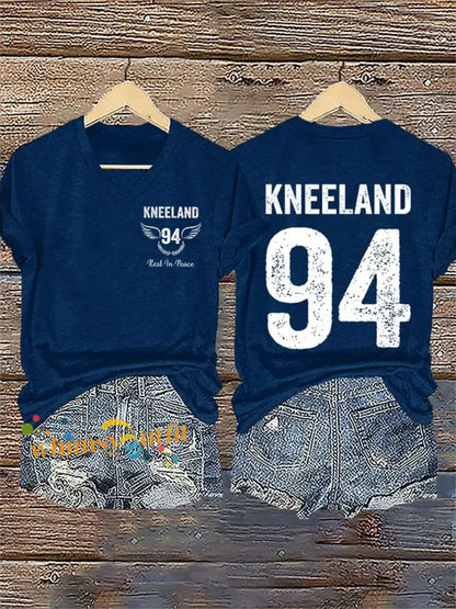 Women’s Retro Rest in Peace 94 Short-sleeved T-shirt Navy Blue / S