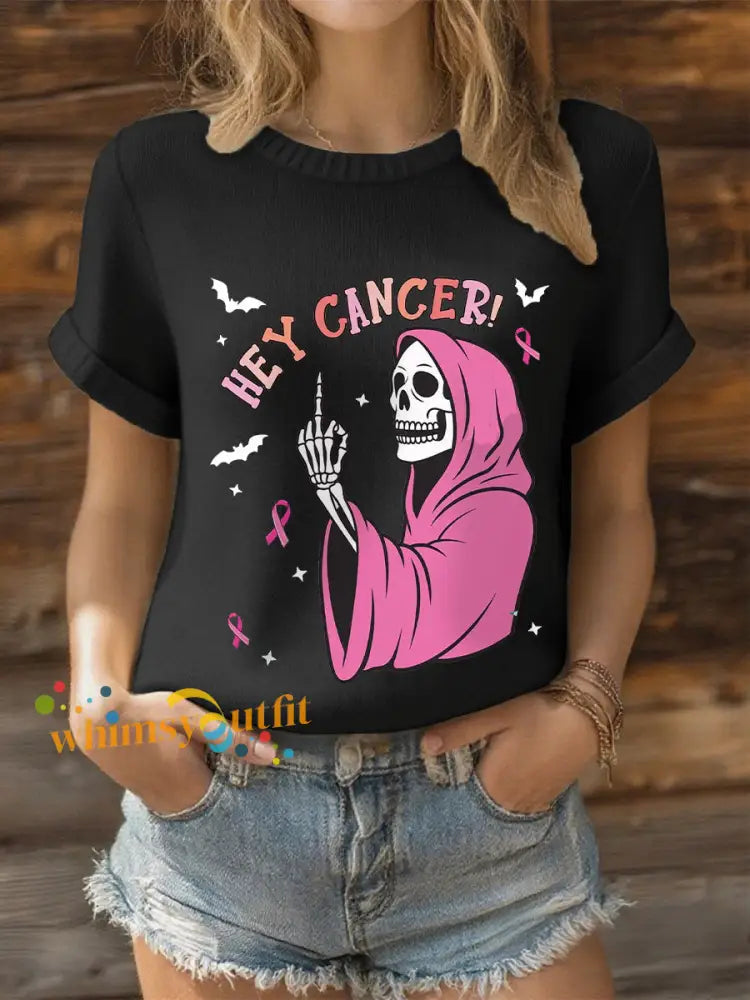 Women’s short sleeved T shirt Black / S