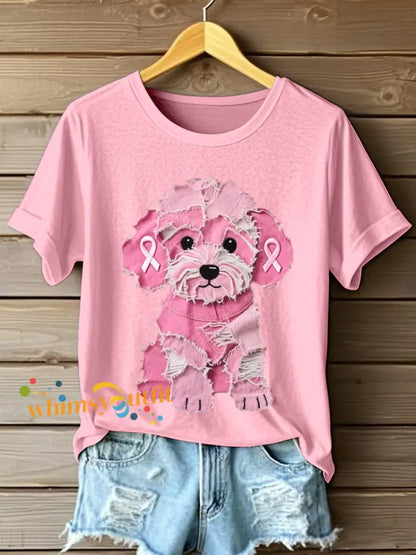 Women’s short sleeved T shirt Pink / S
