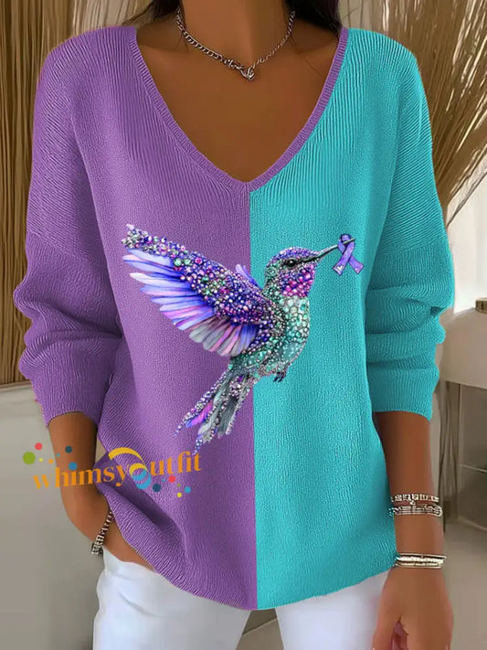 Women’s Suicide Prevention Awareness Casual Top As picture / S