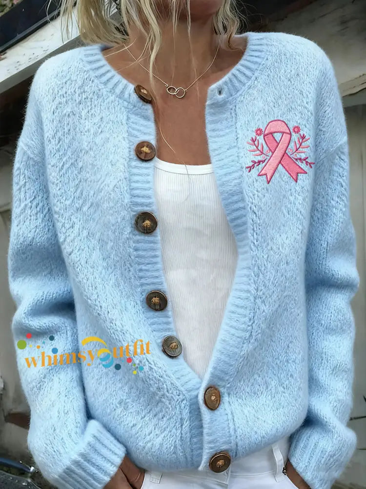 Women’s Vintage Animal Floral Art Casual Cardigan Top A / S